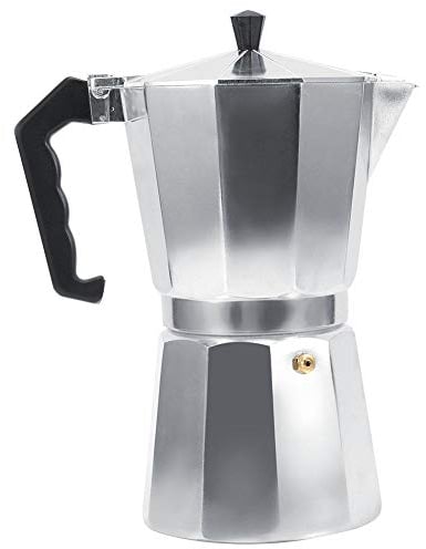 Coffee Maker,3/6/9/12 Cups Aluminum Italian Type Moka Pot Espresso Coffee Maker Stove Home Office Use Hot(450ML 9cups)