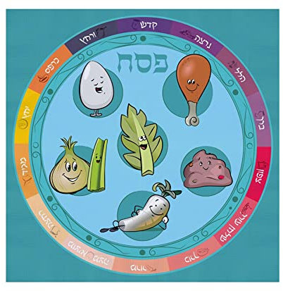 Pessach Seder Teller Servietten, 20 Stück für Tischdekoration.
