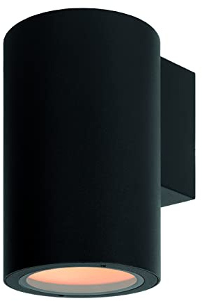 LUCIDE VOLANTIS - Wall Spotlight/Wall Light Indoor/Outdoor - 1xE27 - IP54 - Black