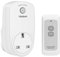 TESSAN Remote Control Plug Socket UK, Remote Control Socket with 30m Operating Range, Wireless Light Switch ork for Household Appliances