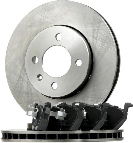 STARK Bremsen Set Vorne 256mm Bremsscheiben und Beläge Komplett Kompatibel mit VW up! Schrägheck 121, 122, BL1, BL2 load up! Kastenwagen 121, 122, BL1, BL2, SKODA Citigo Schrägheck, SEAT Mii KF1