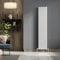 Go Bathrooms Pinta 1800 x 340mm Vertical Radiator White Flat Panel Single Column Tall Upright Radiator White Wall Mounted Central Heating Includes Mounting Brackets