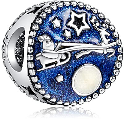 Annmors Weihnachtsmann & Rentiere Charms Anhänger für Europäische Armbänder 925 Sterlingsilber Birthday Mother's day Christmas Charm Geschenke für Frauen und Mädchen