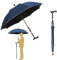 AVIITI Gehstock Regenschirm 2-In-1, Mit Abnehmbarem Stock Und Tragetasche Leichtgewichtiger Regenschirmstock, Zum Klettern, Wandern, Abhängen Bei Regen,Blau,86~98cm/33~39inch