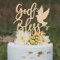 God Bless Cake Topper Holz - Taufe Dekoration, Taufe Cake Topper, God Bless Topper, First Communion Cake Topper, God Bless Hintergrund für Junge/Mädchen, religiöse Taufe, Taufe