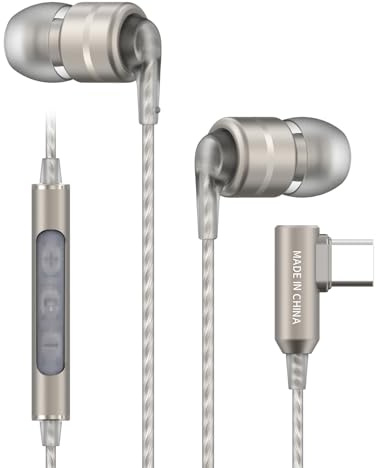 SoundMAGIC E80D - Cuffie digitali USB C, con cavo, con microfono, Hi-Fi, bassi potenti, isolamento acustico, compatibili con dispositivi Android, colore: canna di fucile