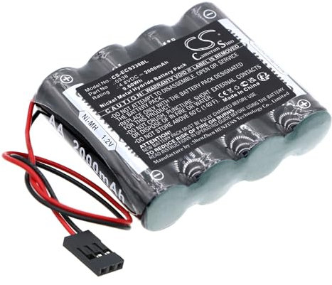 Cameron Sino - Batteria di ricambio per registratore di cassa dell'uovo Mobika, biglietto contanti PN: Ei Mobika 0338, 2000 mAh/9,60 Wh