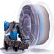 ZIRO Farbwechsel Filament, Matte Multi Farben 3D Drucker Filament, Schnellere Farbe Geändert durch Länge PLA, Maßgenauigkeit +/-0.03mm, 1KG/2.2lbs Spule, Passen die Meisten FDM 3D Drucker, Dämmerung