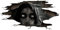 YXHZVON 2 PCS Adesivo da Pavimento Spaventoso di Halloween, 3d Decalcomanie Per Porte Spaventose,Adesivo da Parete Spaventoso di Halloween per la Decorazione della Stanza
