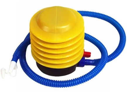 Happy Date Fußpumpe, Sport, aufblasbare Pumpe für aufblasbare Gegenstände, Yoga, Bett, Matratze, aufblasbares Boot, Übung, Ballon, Schwimmring, %26Toys Party-Dekorationen, Themen-Geburtstag, Gelb,