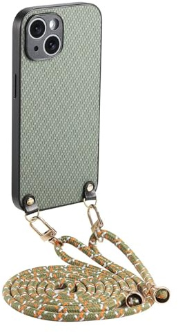 GoodcAcy Handykette Kompatibel mit Xiaomi Redmi Note 9 Pro Hülle mit Band, Necklace Handyhülle Case mit Strap Schnur Abnehmbar,mit Schnur zum Umhängen Kordel Necklace Hülle Case Schutzhülle -Grün