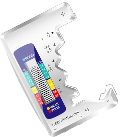 Housoutil Batterietestgerät Edelstahl-tester für Typen