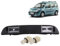 INLY Kennzeichenleuchte Leuchtenträger kompatibel mit Kangoo II (2008-2013), Schwarz, Heckklappe, OEM-Nummern: 265103161R, 8200419876