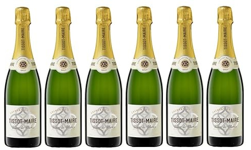 6x 0,75l - Tissot-Maire - Blanc de Blancs - brut - Crémant de Jura A.O.P. - Frankreich - Schaumwein brut