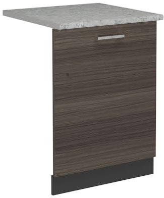 Vicco Tapa del lavavajillas R-Line, Gris Noble, 60 cm, ET Mármol