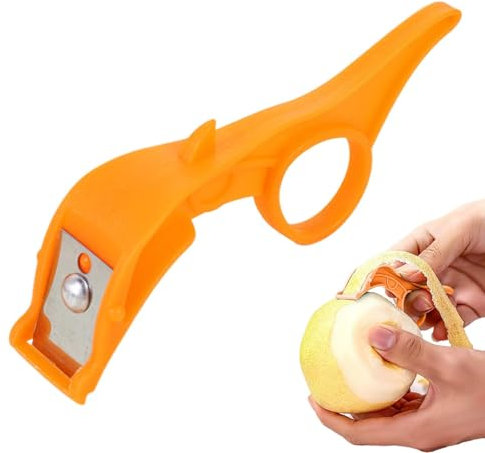 Peeler naranja para cócteles, pelado de frutas para cócteles | 2 en 1 anillos portátiles multifuncionales Peeler | Gadgets de cocina con mango antideslizante, rallador de verduras, accesorios para pel