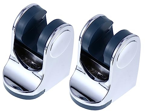 NUOBESTY 6pcs Bathroom Shower Head Stand Shower Head Bracket Plastic Shower Head Holder Accessory Holder Fixing Bracket Wall Mount