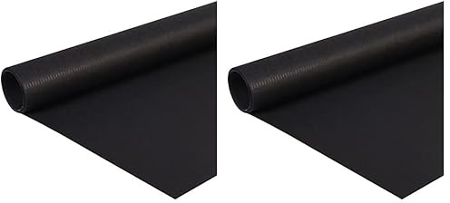 Clairefontaine 195729C Rolle (färbiges Kraftpapier, 10 x 0,7 m, 65 g, PEFC, ideal für Ihre Bastelprojekte) 1 Stück schwarz (Packung mit 2)