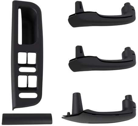 5PCS Ziehgriff der Beifahrertür Türgriff Innen Rechts +Türgriff Innen Links passend für Golf 4 Mk4 Bora Variant Autozubehör Teil# 1J0867172A 1J0867171A