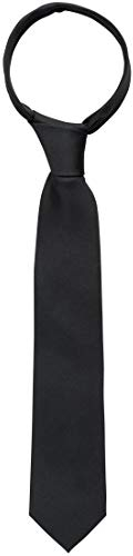 ETERNA male Krawatte unifarben 142_H, schwarz
