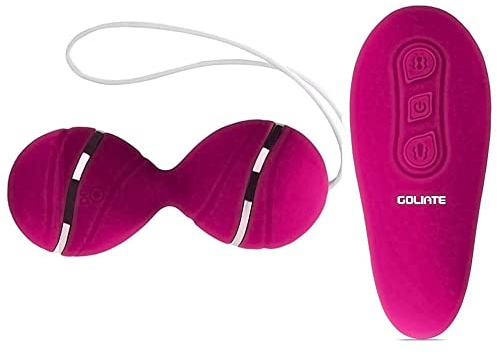 GOLIATE Dalia 3 en 1 Boules de Geisha, Oeuf Vibrant, Stimulateur Clitoridien, Périnée - Meilleur Vibrommaseur sex toýs pour femmes et Couple: 7 Modes, Silicone, Étanche, Discret, Rechargeable, Garanti