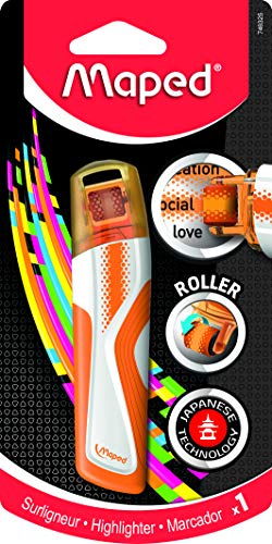 MAPED Evidenziatore Roller Fluo Peps Arancio In Blister
