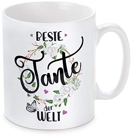 Tasse mit Motiv - Beste Tante der Welt