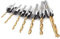 Senker Bohrer Set, Zimmerei Holzbearbeitung Bohrwerkzeuge Zimmerei Reibahle mit Inbusschlüssel für Kunststoff Holz DIY Holz 3mm - 10mm(7pcs, 3-10mm)