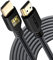 PowerBear 4K HDMI Kabel 9m | 18Gbps Hochgeschwindigkeit HDMI Kabel, geflochtenes Nylon & Goldstecker, 4K @ 60Hz, Ultra HD, 2K, 1080P, ARC & CL3 zertifiziert | für Laptop, Monitor, PS5, PS4 & mehr