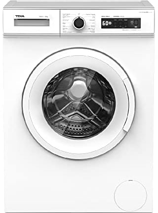 Teka WMT 10610 WH - Lavadora HomeCare Series,15 Programas de Lavado, Electrónica con Display Digital, Gestión Fuzzy Logic, Capacidad 6 kg, Color Blanco