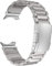 MaKTech Titan Band für Galaxy Watch 7 FE,[Keine Lücke] Metall Armband Band mit Frühling Taste,für Samsung Galaxy Watch 7 FE 6 5 4,40/42/43/44/45/46/47mm (Silber)