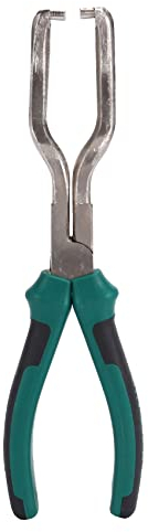 Trooth Bremssättel für Kraftstofffilter, Anschlüsse für Benzinschläuche, Spezialzange, Griff aus Gummi, Kraftstoffschlauch, Zange zum Entfernen der Schlauchschlaufe (9 Zoll lang)