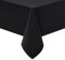 smiry Tischdecke Abwaschbar Rechteckig 140x300cm Tischtuch Polyester Wasserabweisend Lotuseffekt Tischwäsche Schmutzabweisend Abwischbare Tafeldecke für Party Küche, Schwarz