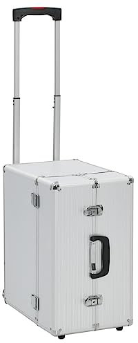INLIFE Pilotenkoffer 47 x 39 x 27 cm Silbern Aluminium,4.8kg,91844