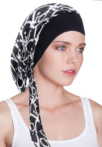 Luminary Kunstseiden-Turban-Mütze Stretch-Haarband Zopfmütze Piratenmütze Chemotherapie-Mütze (7)