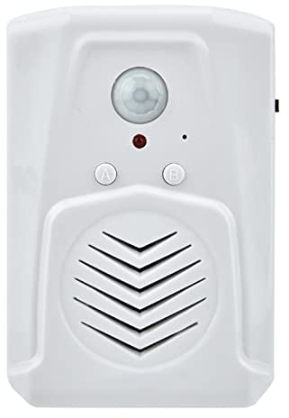 Detector de movimiento con sonido, timbre de puerta, detector de movimiento, inalámbrico, sensor de movimiento, detector de movimiento, alarma USB, sensor de movimiento con pilas, alarma MP3, audio