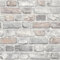 SOPHIE LAURENCE Brick Wallpaper Textured Thick Realistic Rustic 3D Stone Wall Effect - Chimney Breast Feature Wall Wallpaper (Sample, Pastel)