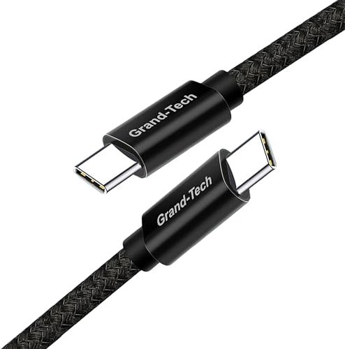 USB C Charger Cable, Type C Cable 1M Fast Charging Cable Lead for Samsung Galaxy S21 S20 Fe Plus S22 S10 S9 S8 A12 A13 A20e A21s A32 A40 A50 A53 A52 Sony Xperia,MacBook (1M Type C to C Brd Black)