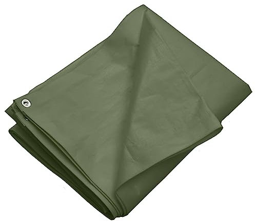 vidaXL Abdeckplane Schutzplane Gewebeplane Bootsplane Bodenplane Gartenplane Holzplane Schutzfolie Industrieplane Plane 260g/m² 8x12m Grün HDPE