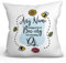 Mugffins Personalisierte Kissen mit Füllung mit Spruch für DJ - Auf Englisch - Thanks for Beeing - 40 x 40 cm - Individuell Anpassbar Geschenk fue Mitarbeiter