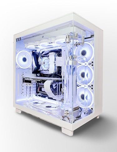 VIXIA High End Custom Watercooled Gaming PC - Intel Core i9 14900K - Gigabyte GeForce RTX 4090 - Corsair DDR5 64GB - Samsung 990 Pro PCIe4.0 NVME 2TB - Dual Cooling - VXD-80W