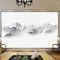 Tapete Grauer Berg Fototapete Vliestapete Fototapete 3d Effekt Dekoration Tapeten Wohnzimmer Wallpaper Büro Flur Fototapete Schlafzimmer Kinderzimmer Tapete 190x148cm