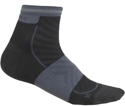 Icebreaker W Mer Run+ Ultralight Mini BLACK/GRAPHITE - S