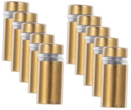 VILLFUL 10stücke Abstandsschrauben Für Werbetafeln Montagezubehör Für Bilderrahmen Abstandswandhalterungen Aus Stahl Geeignet Für Spiegel Acrylplatten Und Fotorahmen