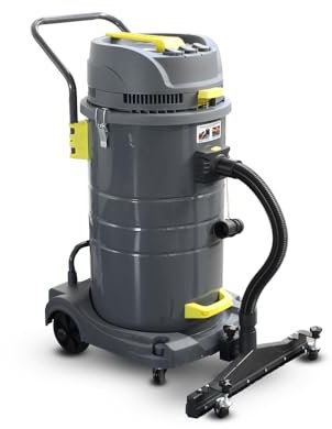 MATOR - Aspirador Industrial para Polvo. Potencia de Motor 3 Motores de 1200 W a 3600W, Capacidad 100 L - presión de aspiración 200 mbar depósito de Acero Inoxidable Swift TB919 100L.