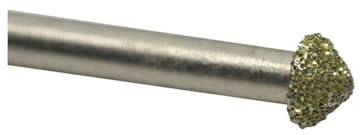 1pc 60deg 6 * 10mm CNC-Fräser Galvanisierter Diamant-Stein-Schnitzwerkzeug-Stein-Graviermaschine-Schneider-Stein-Bits