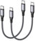 RAVIAD 100W Cavo USB C USB C Corto [2Pezzi 50CM], Cavo USB Type-C PD Ricarica Rapida USB C con E-Mark Chip 5A/20V per iPhone 16/15, Samsung Galaxy S24/S23/S22/S21, MacBook, Pad Air, Google Pixel