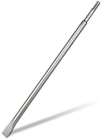 SDS Plus Chisel 16 Inch Tile Removal Tool for Drill SDS Plus Flat Chisel Tips SDS for Removing Ceramic Tiles, Masonry Bricks, Demolition of