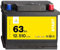 Denagi Start Autobatterie 12V 63Ah 510A/EN Starterbatterie, absolut wartungsfrei