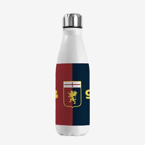 Borraccia Genoa, 750 ml, Bianca con grafica 1893 Giallo
